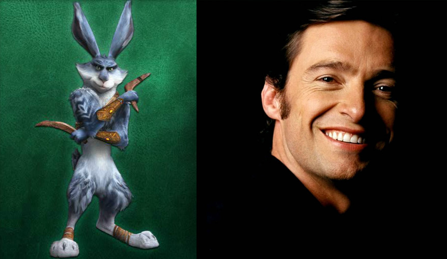 Hugh Jackman is warrior rabbit Easter Bunny in animated film 'Rise of the  Guardians'