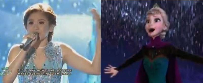 Sarah Geronimo's Cover Version of Hit Song 'Let It Go' from the Movie Frozen  at ASAP 19