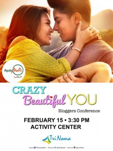 Crazy Beautiful You bloggers conference live in Trinoma