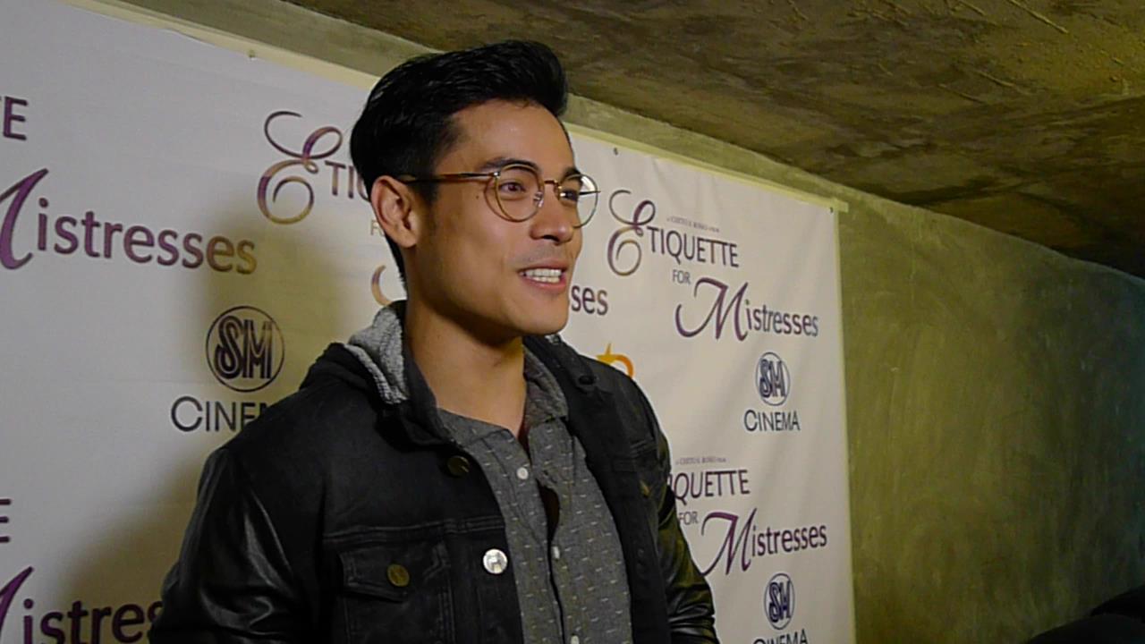Xian Lim's Congratulates Kim Chiu on her Role at Etiquette for Mistresses at the Premiere Night