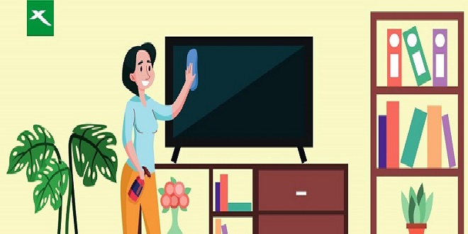 Wipe off the dust from TV and sanitize your remote_1