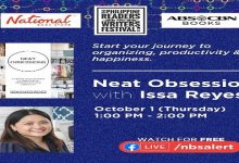 Watch Neat Obsessions' author Issa Reyes at the Philippine Readers and Writers Festival on October 1 via NBS Facebook page_1