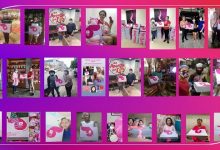 Breast Cancer Survivors from Kasuso Foundation and Avon-PGH Breast Care Center Support Group receive boxes with the Avon Empower Bra