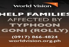 World Vision Typhoon Goni Rolly