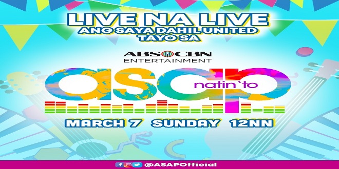 BIGGEST PERFORMERS UNITE FOR A PINOY POP HITS CELEBRATION ON 'ASAP NATIN 'TO'