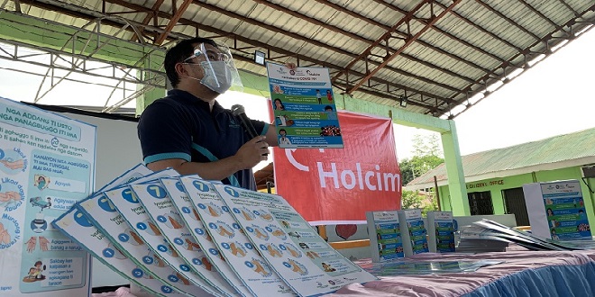 Holcim supported distribution of information materials on proper hand hygiene to help protect communities against Covid-19 in 2020_1