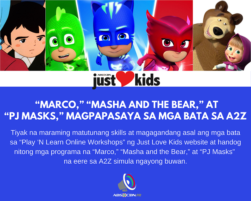 “marco” “masha And The Bear” “pj Masks” Premiere On A2z This May 