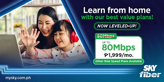 ONLINE LEARNING MAXIMIZED WITH SKY FIBER’S LEVELED-UP SPEEDS_1