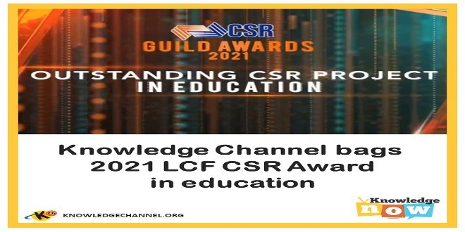 KNOWLEDGE CHANNEL’S SCHOOL AT HOME CAMPAIGN BAGS AWARD