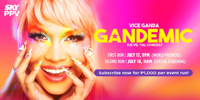 LAUGH-OUT-LOUD IN VICE GANDA'S 'GANDEMIC THE VG-TAL CONCERT' ON SKY PAY-PER-VIEW