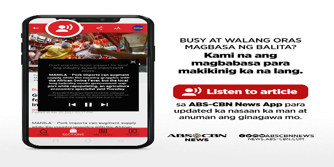 Sa pamamagitan ng ‘listen’ feature, pakikinggan na lang ng gumagamit ang mga ulat sa app