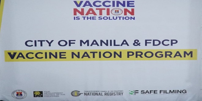 05 - #GoodJAB Vaccination Program of the Film Development Council of the Philippines (FDCP) in partnership with the City of Manila through its “Vaccine Nation is the Solution” Program
