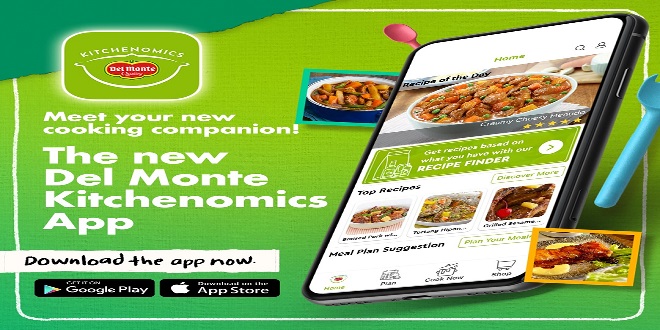 Del Monte Kitchenomics Mobile App