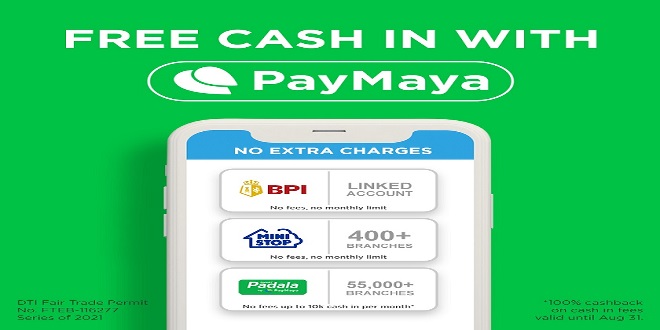 PayMaya - free cash in