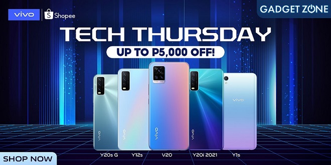 Get the best vivo deals on Shopee Tech Thursdays