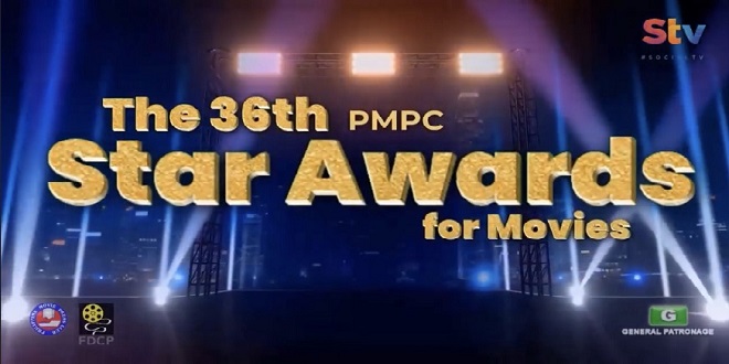ABS-CBN films and stars were recognized at the 36th PMPC Star Awards for Movies