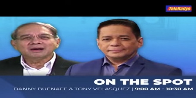 Watch On The Spot with Danny Buenafe and Tony Velasquez