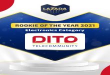 Photo_DITO Telecommunity named Rookie of the Year award at Lazada Awards_1