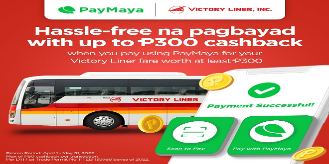 Victory Liner taps PayMaya safe convenient digital payments_1