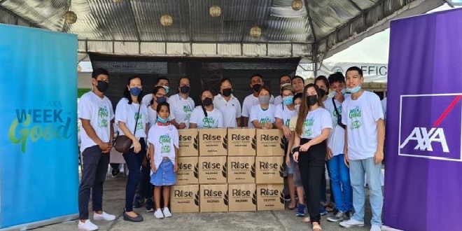 AXA Week for Good - Rise Against Hunger Donation