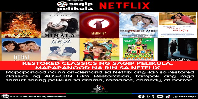 ABS-CBN FILM RESTORATION BRINGS RESTORED FILIPINO CLASSICS TO NETFLIX