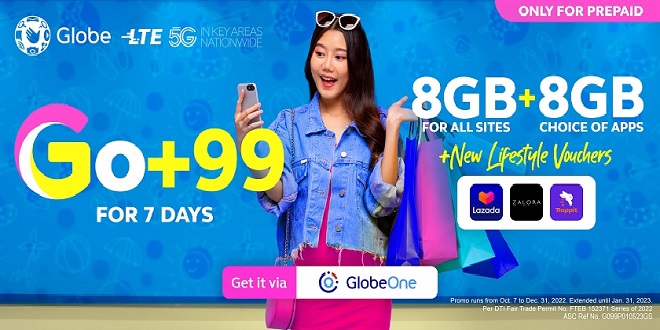 Globe Prepaid Go+99