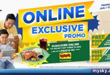 Get up to P400 Mang Inasal e-GCs when you subscribe online to select SKY Fiber plans