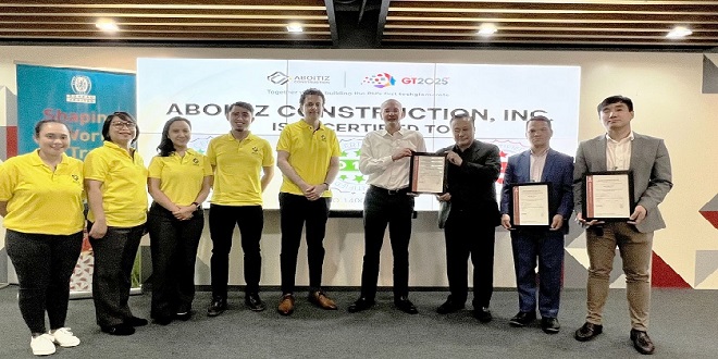 Aboitiz Construction Reaffirmed ISO Recertifications for Quality, Environment, and Safety Standards