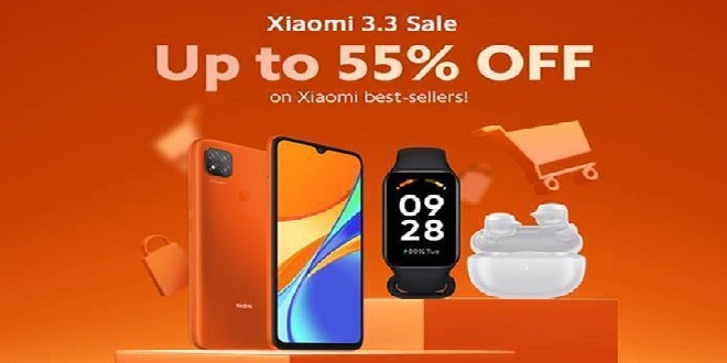 Save Up to 55% on Xiaomi Smartphones and AIoT Products 3.3 Sale Shopee and Lazada_1