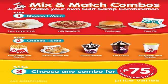 Jollibee Mix & Match Combos_1
