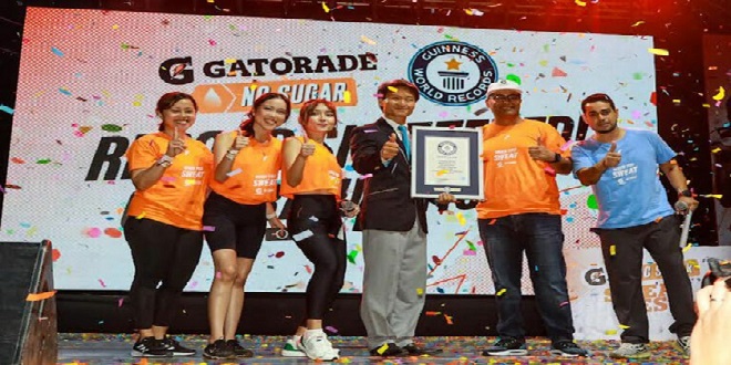 Gatorade's Zero Sugar Sweat Fest Achieves Unprecedented World Record_7