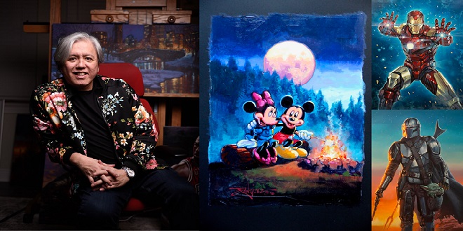 Rodel Gonzalez with Disney+Marvel+Starwars Artworks_1