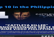“CATTLEYA KILLER” NANGUNGUNANG SERYE SA PRIME VIDEO PHILIPPINES