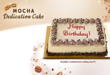 Red Ribbon Mocha Dedication Cake_1