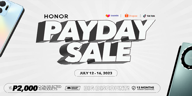 HONOR PayDay Sale - July 12 to 16