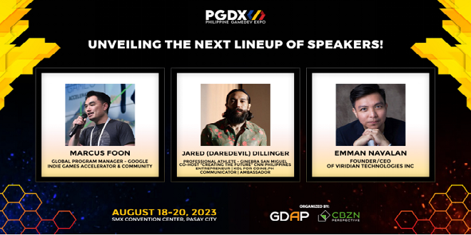 Philippine Game Development Expo Unveils Second Wave of Guest Speakers