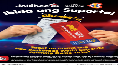Score Free Tickets to the Opening Game of FIBA Basketball World Cup 2023 with Jollibee!