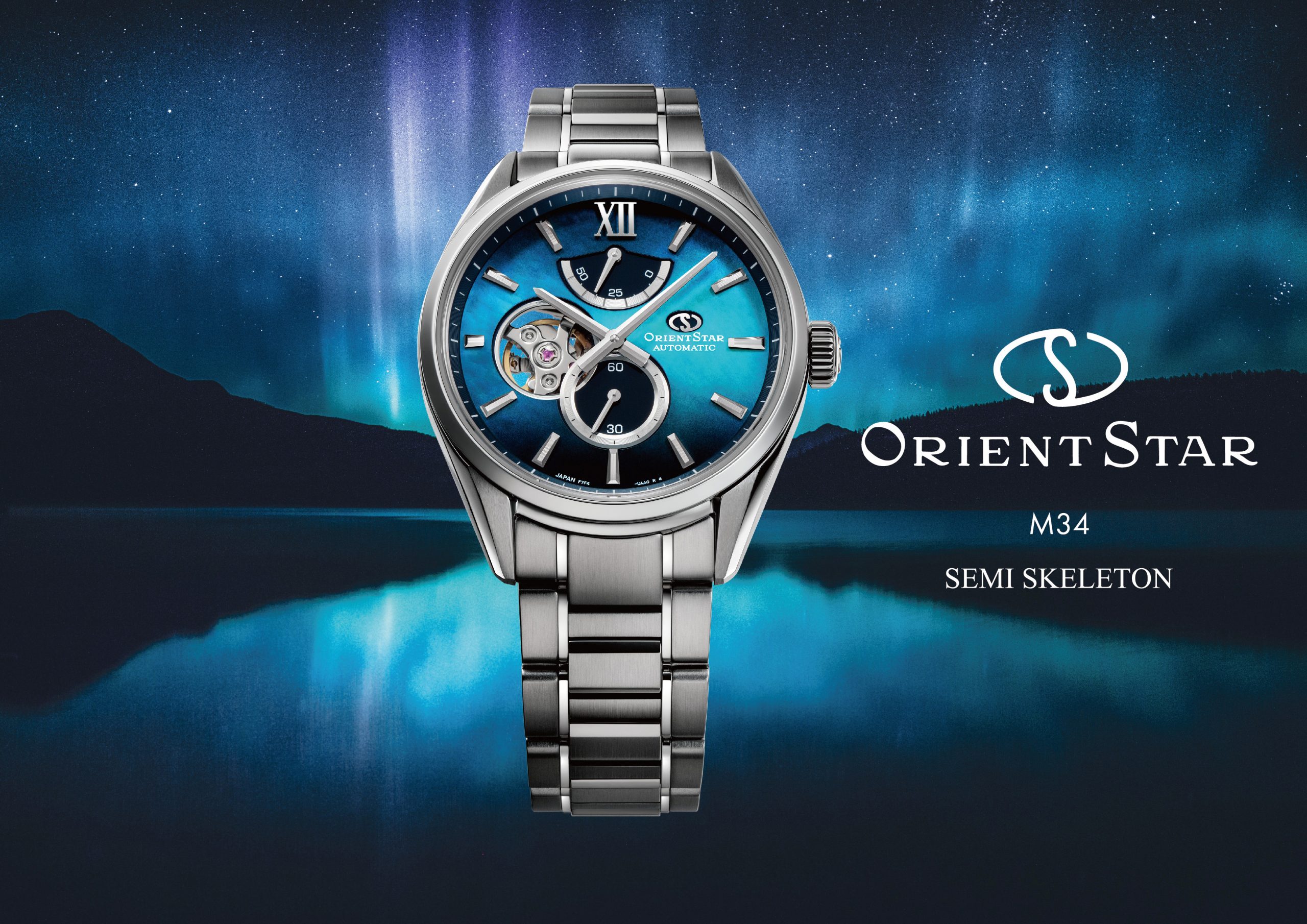 Orient Star's Aurora-Inspired M34 F7 Semi Skeleton Watches