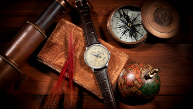 Flat Lay of Orient Watch