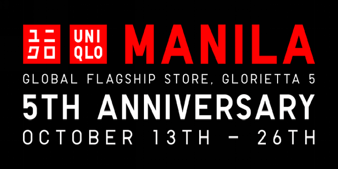 5th Anniversary Celebration UNIQLO Manila Global Flagship Store in Philippines