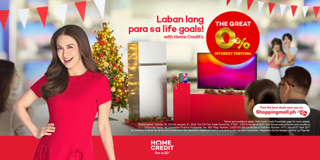 Experience a Merrier Holiday Season with Marian Rivera and Home Credit's 0% Holiday Deals