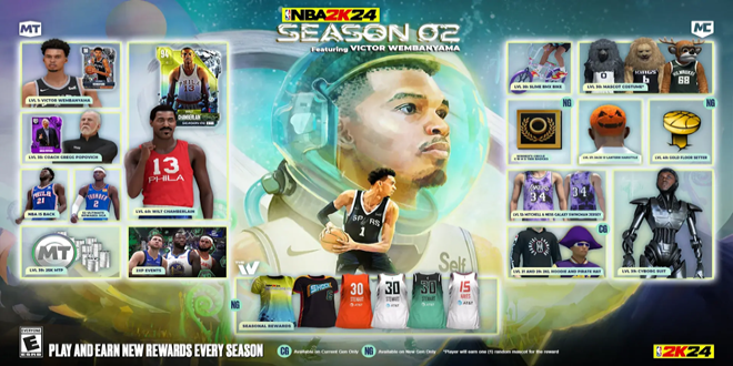 Key Visual NBA 2K24 SEASON 02