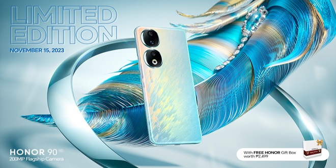 Main KV - Limited-edition HONOR 90 5G Peacock Blue in Philippines