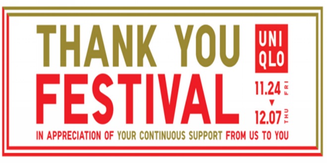 UNIQLO's Gratitude Unveiled Two-Weeks Thank You Festival