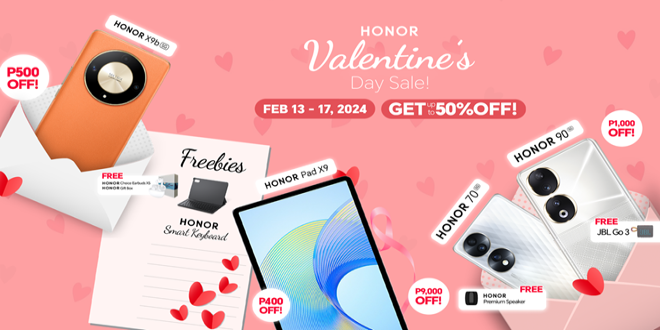 Main KV - Celebrate Love Month with HONOR and Get Up to 50% Off Your Dream Gadgets!