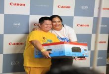 Families of people with Down Syndrome won Canon PIXMA printers during the Happy Walk raffle_1