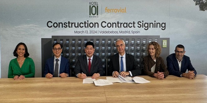 Hotel101 Madrid Construction Contract Signing