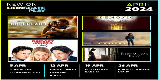 Lionsgate Play_April 2024 Watchlist