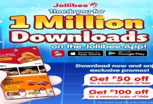Jollibee App 1Million Downloads_1
