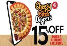 Cheesy Bites Dippers 15% off